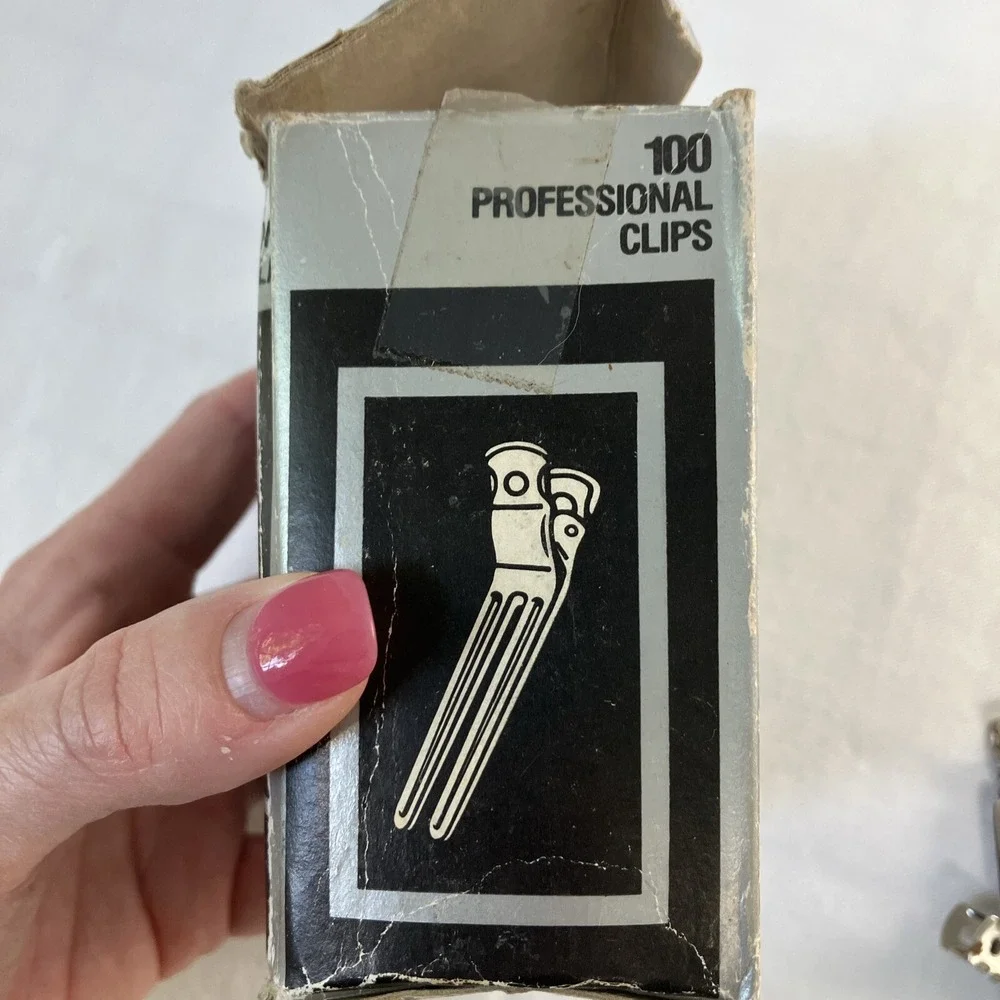 Vintage Double Pronged‎ Curl Clips Kayser's #149 - 68 In Box